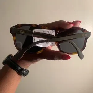 Fendi | Accessories | Nwt Tortoise Grey And Black Fendi  display picture 3